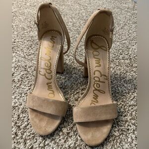 Sam Edelman oatmeal suede Women's Heels